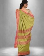 Handloom Pure Silk Cotton Banarasi Saree - Image 2